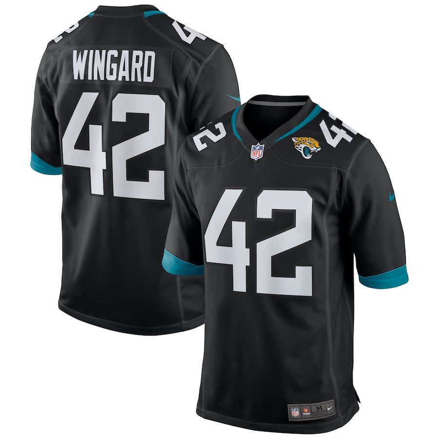 Men Jacksonville Jaguars #42 Andrew Wingard Nike Black Game NFL Jersey